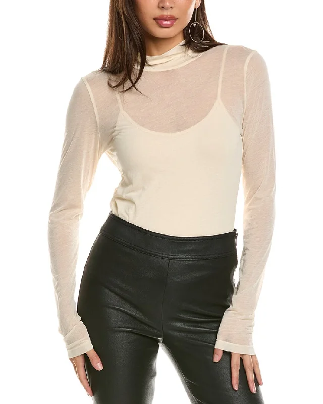 Helmut Lang Two Way Turtleneck Top