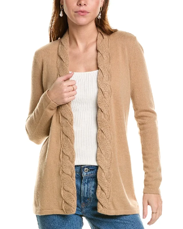 sofiacashmere Chunky Cashmere Cardigan