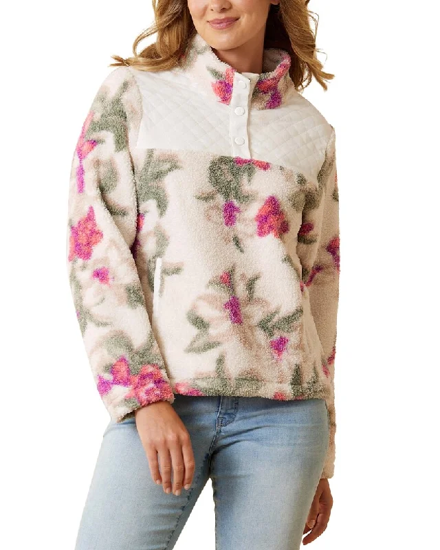 Tommy Bahama Beachway Blooms Hybrid 1/4-Snap Pullover