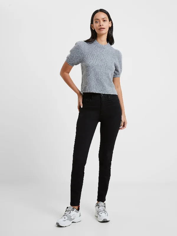 Vhari Ribbed Short Sleeve Sweater