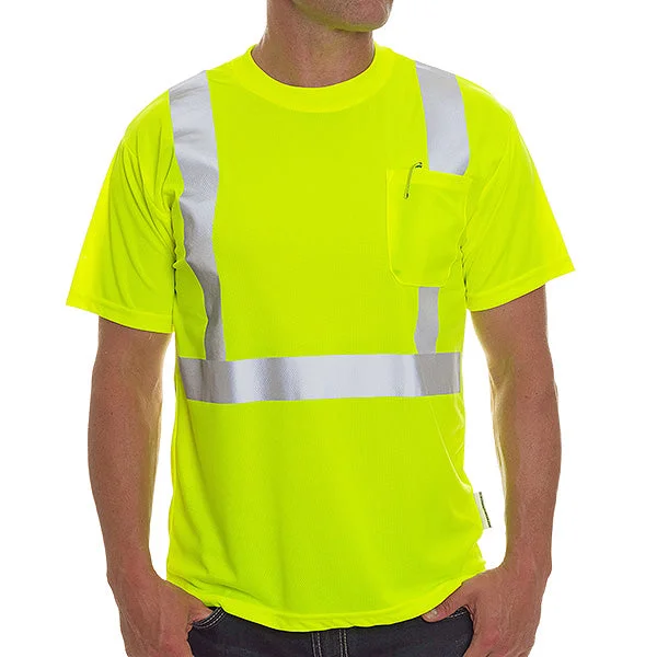 Hi-Viz Brand® Class 2 Dri-Fit T-Shirts (with Pocket)