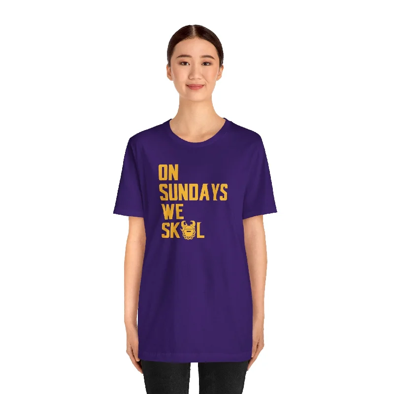 Unisex Jersey Short Sleeve Tee - On Sundays