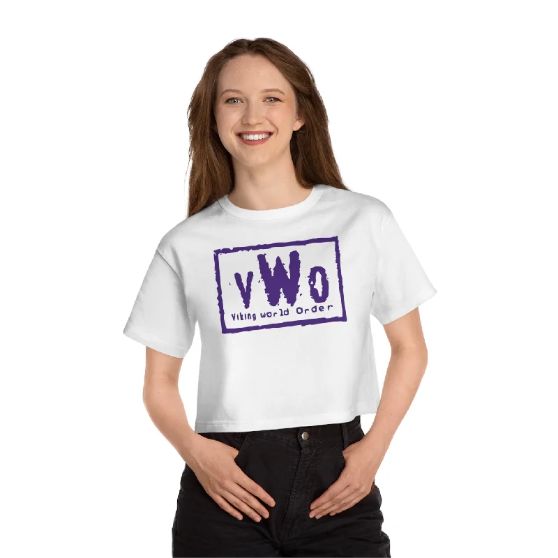 Women's Champion Heritage Cropped Top - VWO (Framed)