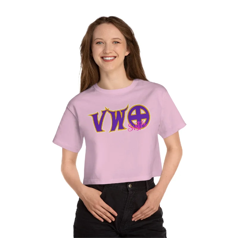 Women's Champion Heritage Cropped Top - VWO Sister