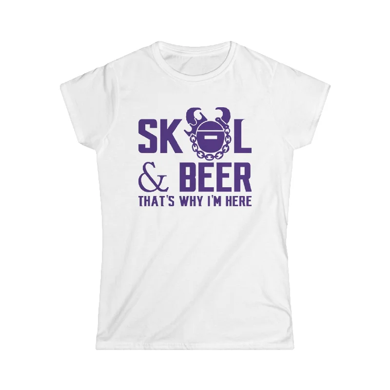 Women's Softstyle Tee - Football & BEER