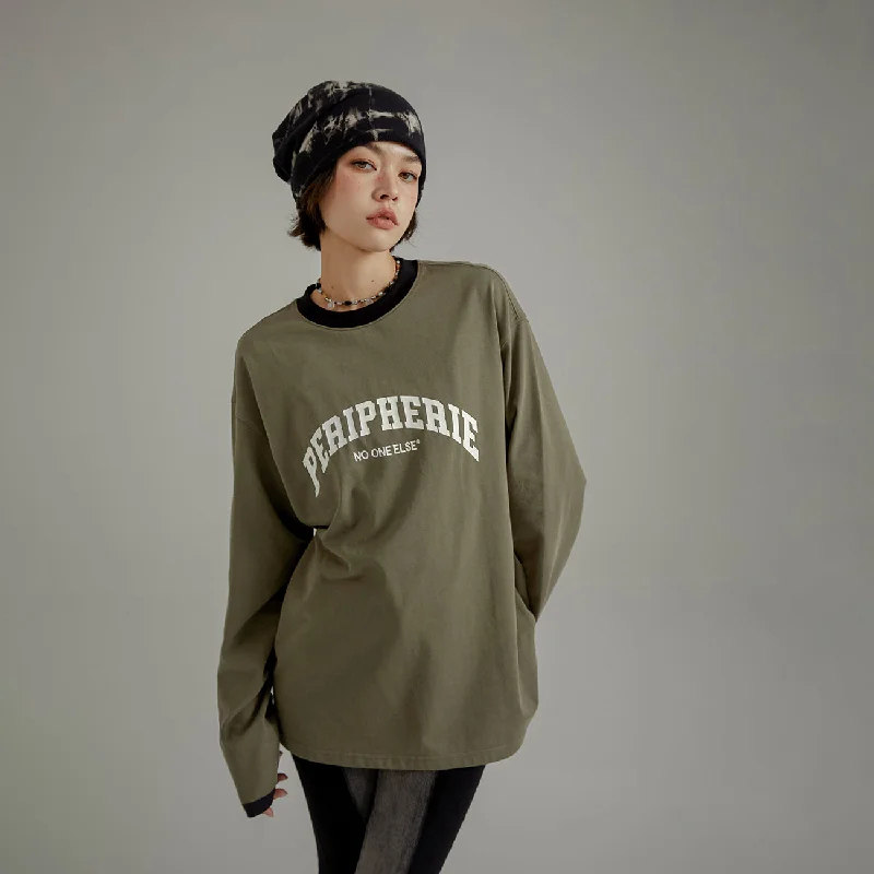 Peripherie Logo Line Color Long Sleeve T-Shirt