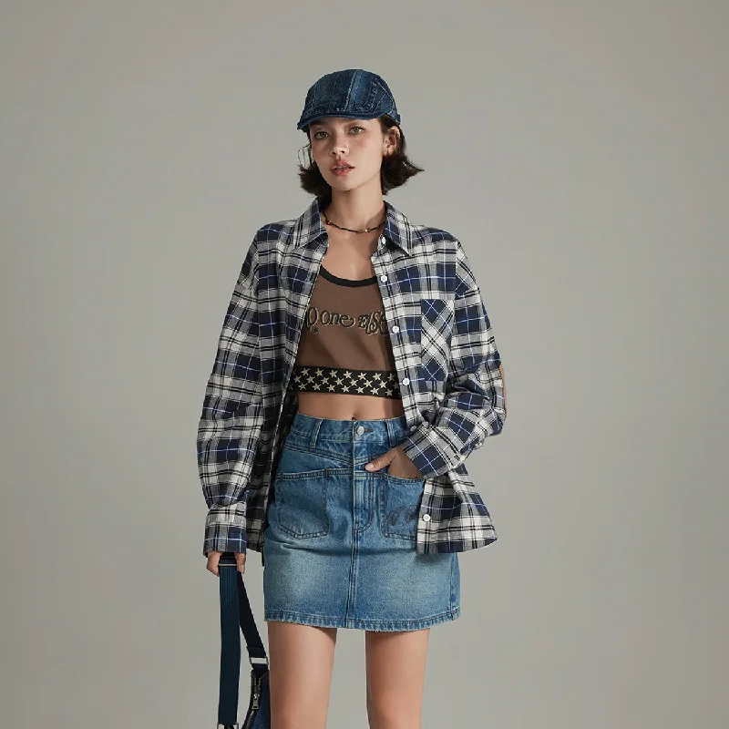 Checked Loose Fit Shirt