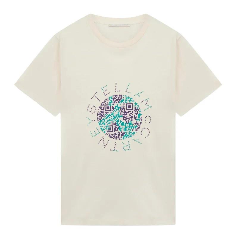 QR Earth Printed T-Shirt